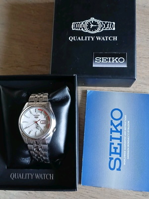 Seiko 5 αντρικό αυτόματο ρολόι σαν καινούργιο