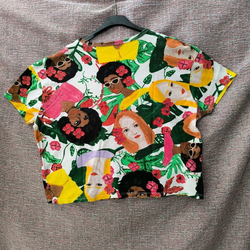 Zara top multicolor like new, size M