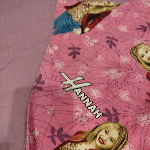 Hannah Montana Duvet Cover Double-Sided Like New with Zipper 1.50x2.20
