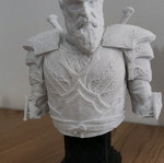 Φιγούρα Kratos από God of War 3d printed, καινούργια, ύψους 14 εκ με βάση