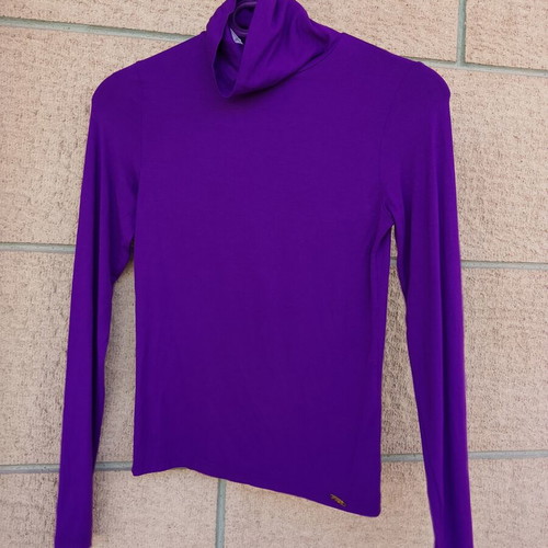 Paranoia purple turtleneck top