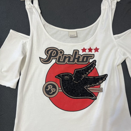 Pinko original t-shirt like new, white, size S