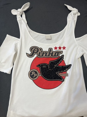 Pinko original t-shirt like new, white, size S