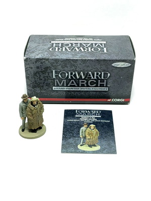 Corgi Forward March Flanagan and Allen metal figure limited edition, like new