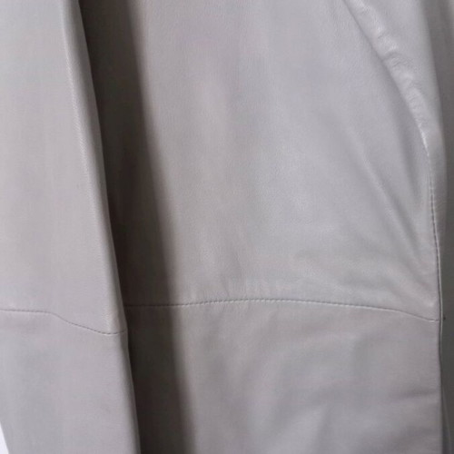 Leather jacket new size M beige unisex