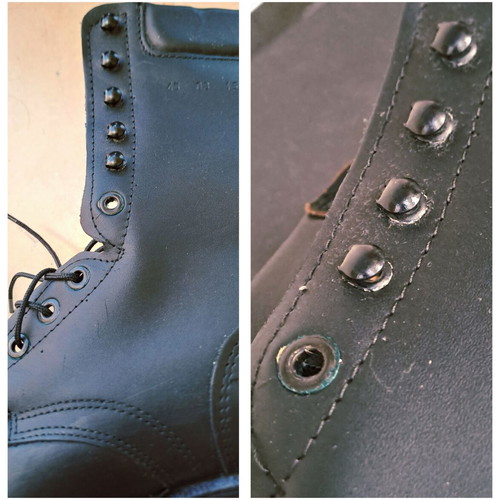 Authentic Greek Army Boots size 43 like new, leather