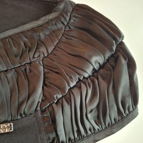 Miss Sixty black blouse size M used, cotton and elastane