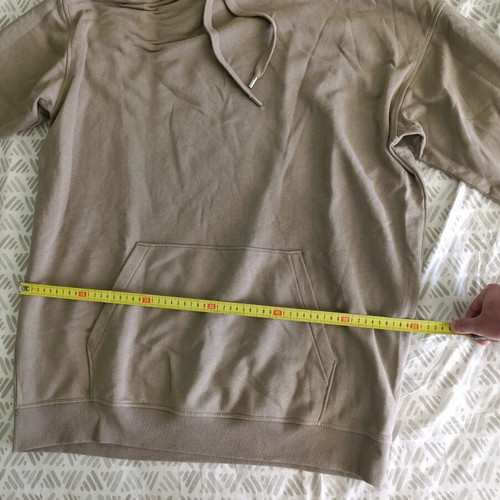 Beige hoodie like new, size L