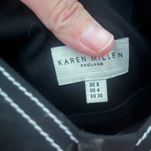 Karen Millen φόρεμα μαύρο με κεντήματα σαν καινούργιο, μέγεθος 36