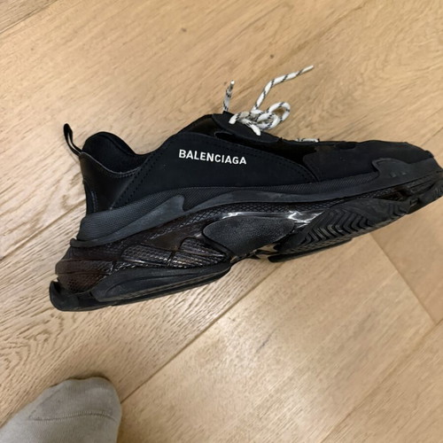 Balenciaga Triple S sneakers almost new, size 44, black
