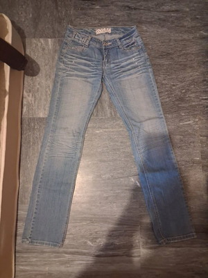 Jeans with beautiful details like new, blue