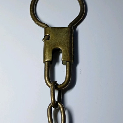 Keychain 1833-1983 commemorative 150 years Greek Gendarmerie used with patina