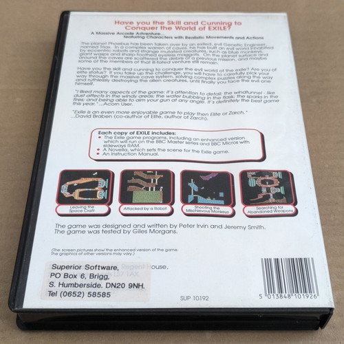 Exile BBC Micro game disk like new