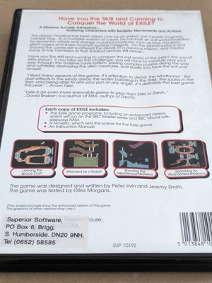 Exile BBC Micro game disk like new