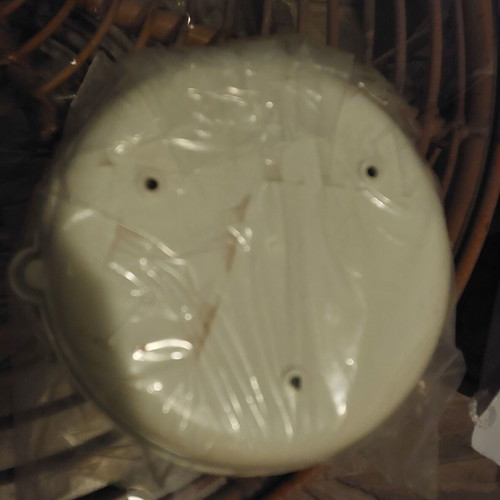 Turtle outdoor wall lamp with glass Φ17.5x8.5 cm white new