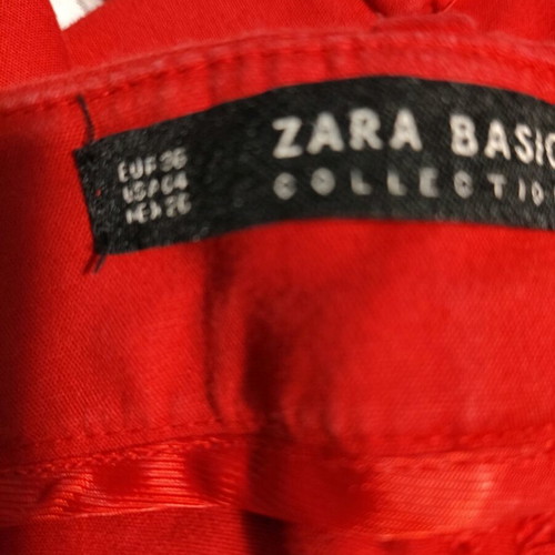 Red Chino pants Zara used, size 36 small, lightly worn