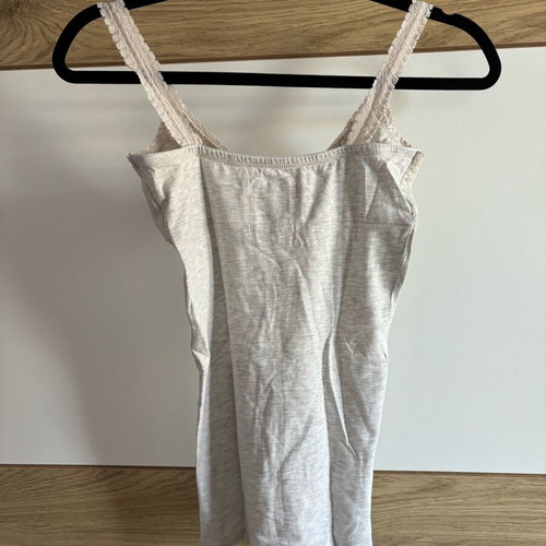 Jennyfer Lace Mesh tank top used, gray, size S