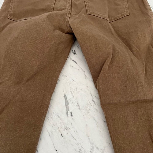 Primark brown skinny fit pants used, acid washed