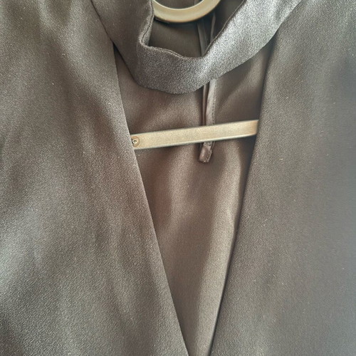 Zara blouse with opening like new, size M, black