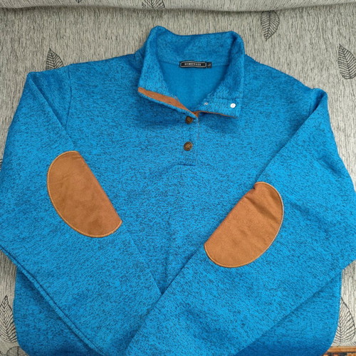 Fleece Lined Sweatshirt new, blue, size L