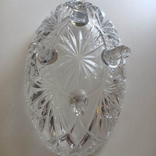 Bohemian Crystal Bowl like new