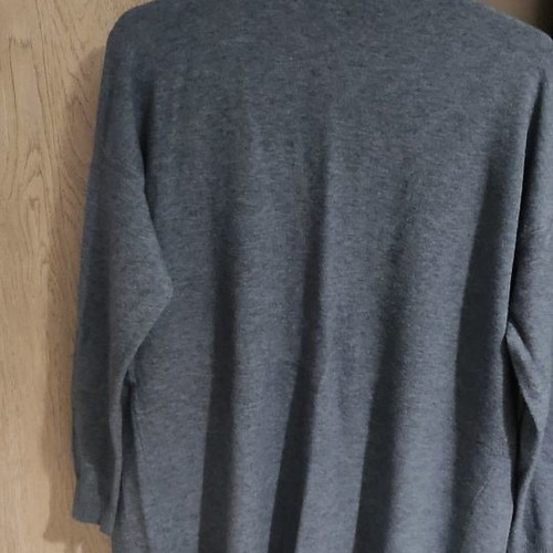 Wool cardigan used in blue, one size