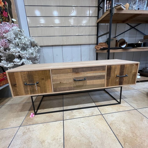 Industrial Rustic TV Stand 120cm like new