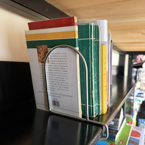 Custom half-double loft bed 120×200 with bookshelf