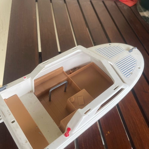 Playmobile vintage coast guard boat like new