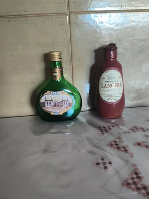 Small collectible empty bottles used