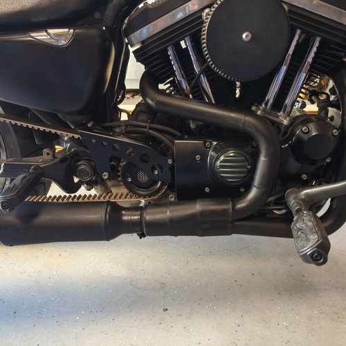 Supertrapp 2:1 Sportster exhaust used with lambda sensor ports