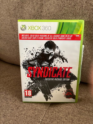 Syndicate Executive Package Edition for Xbox 360 like new, complete