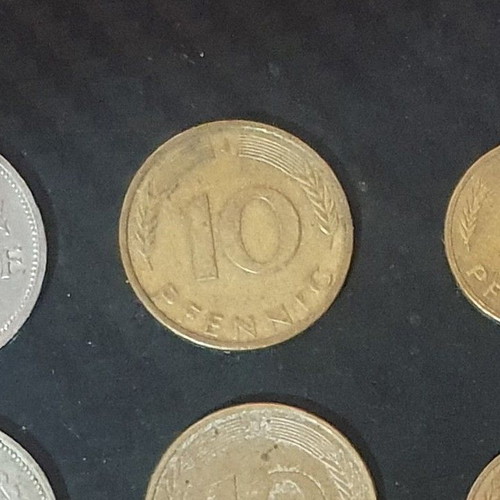 10 Pfennig 1988 Germany new
