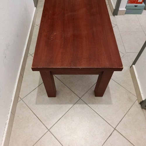 Coffee table used, solid cherry wood 50x90
