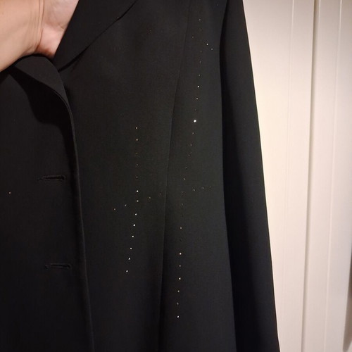 Renaldi Fashion black jacket like new with subtle black rhinestones