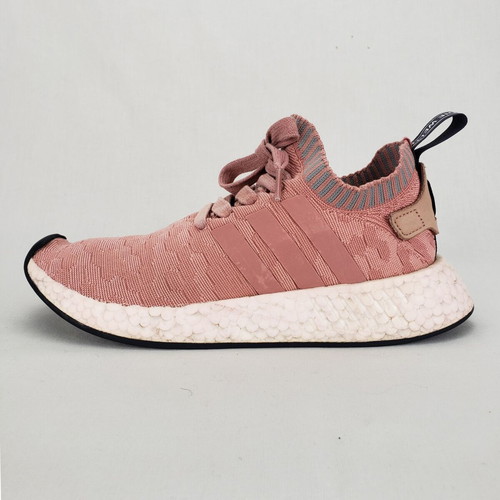 Adidas BY8782 NMD R2 Boost Primeknit women's sports sneakers used, size 39, pink
