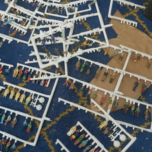 Modeling materials pack for trains