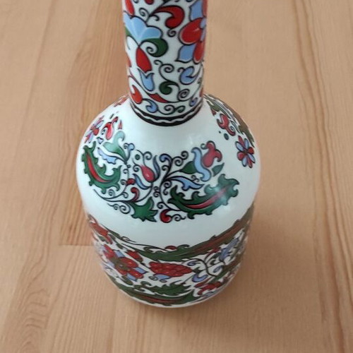 Metaxa collectible bottle like new, porcelain, large size