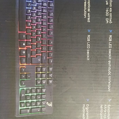 Roar Gaming Keyboard RGB new without mouse