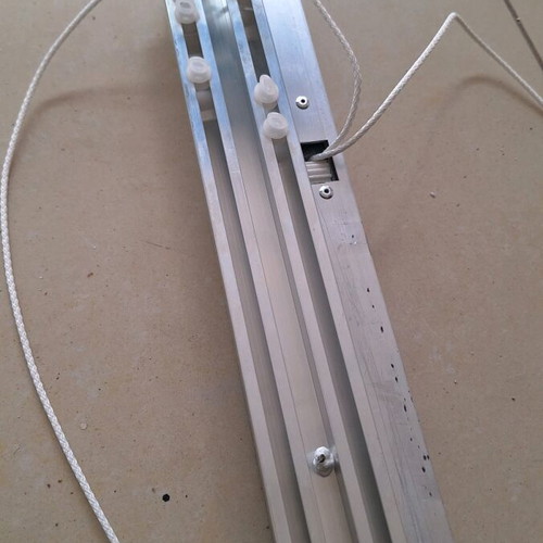 Curtain system like new, 3 pieces type dimico, 1.40m length each