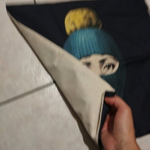 Pillowcase modern used, 44×44 cm
