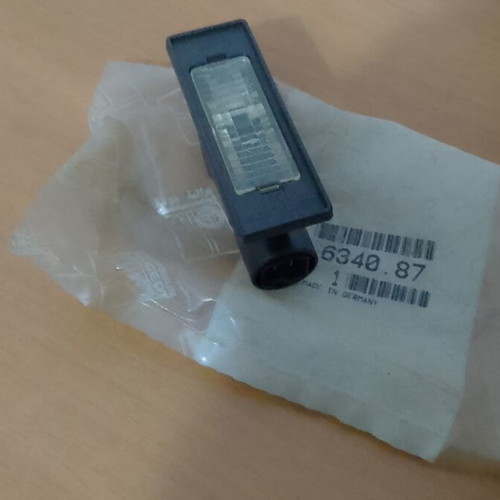 Peugeot License Plate Number Light 6340.87 new for 106 306 406 605