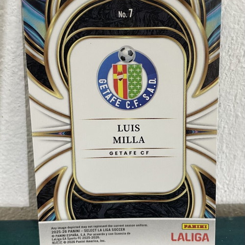 2025-26 Panini Select La Liga Luis Milla Getafe CF Equalizers Insert like new