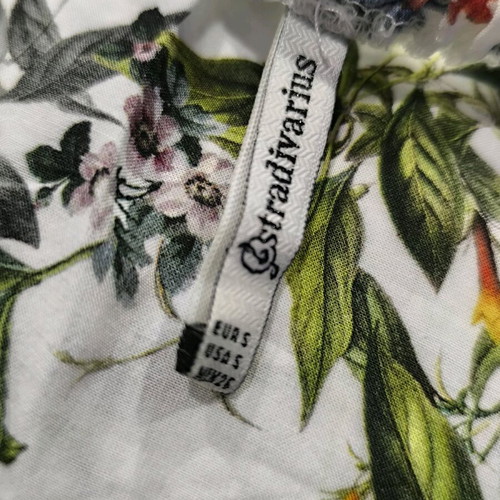 Stradivarius summer blouse 100% viscose like new, multicolor, size S-M