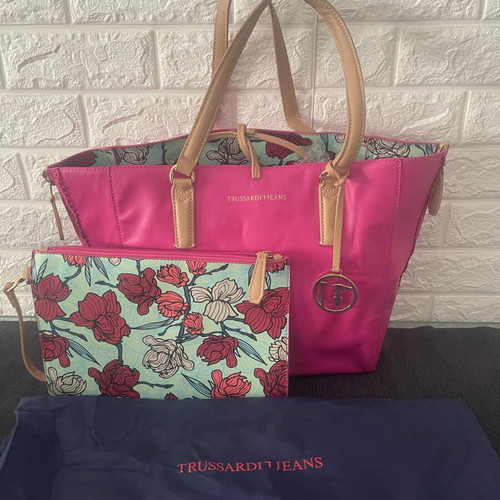 Trussardi Jeans shoulder bag slightly used with inner pouch