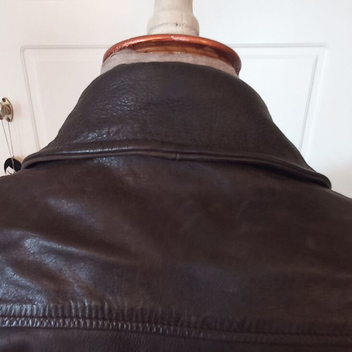Sky Hawk women's leather jacket Large like new, brown