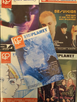 Eisplanet goth scene magazines collection used
