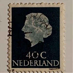 Queen Juliana 40c- Γραμματόσημο Ολλανδίας (1965)