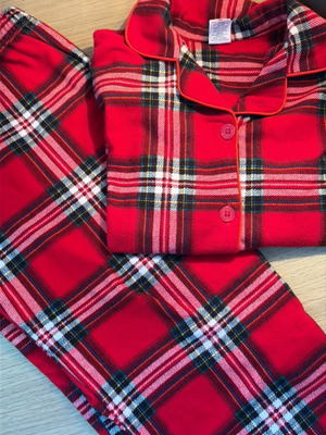 Unisex pajamas like new, size 3-4, 98-104cm, red