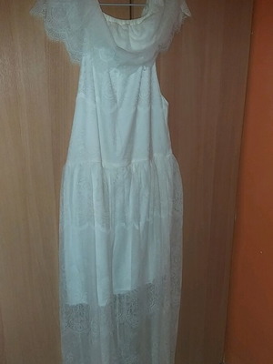 Dress with lace like new, size M-L